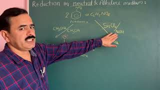 Reduction of Nitrobenzene in neutral amp Alkaline mediumNitro compoundHydrazobenzene NEETJEE BSc [upl. by Oremar]