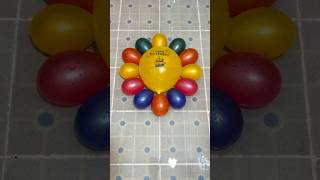 Yellow Happy Birthday Balloons With 12 Mini Rainbow Balloons Pop Reverse ASMR Satisfying amp Relaxing [upl. by Valer354]