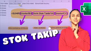 Excel Stok Takip Programı [upl. by Airpac]