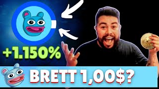 MINHA MAIOR APOSTA BRETT MEMECOIN DA BASE PODE CHEGAR A 1 ANALISE CRIPTOMOEDA BRETT CRIPTO MEME [upl. by Anawd681]