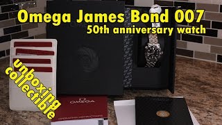 Unboxing Omega Seamaster 007 James Bond 50Th Anniversary Limited [upl. by Shipley]