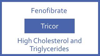 Fenofibrate Pronunciation  Generic Name Brand Name Indication Top 200 Drugs PTCB PTCE NCLEX [upl. by Cordi]