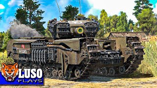 Churchill AVRE PETARD  WAR THUNDER [upl. by Inahs]