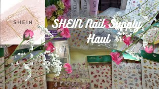 SHEIN Nail Supply Haul with links [upl. by Haisoj]