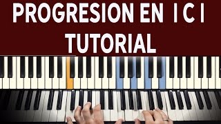 Como hacer progresiones armonicas en piano  Piano Tutorial facil y rapido  Gabriel Arias [upl. by Gillman]