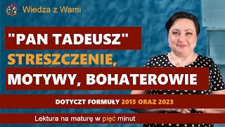 quotPan Tadeuszquot streszczenie i motywy [upl. by Malva]