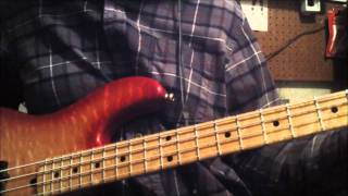 Lakland 494 bass  both pickups [upl. by Sergias]