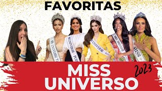 FAVORITAS MISS UNIVERSO 2023 SEPTIEMBRE [upl. by Bass]