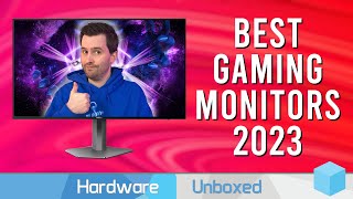 Best Gaming Monitors of 2023 1440p 4K Ultrawide 1080p HDR and Value Picks  November Update [upl. by Sidell]