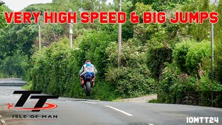 🇮🇲 Best of IOM TT 2024 WEEKS RACE  Top speed amp Big jumps [upl. by Sajet]