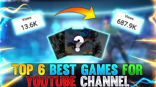 Top 6 Best Games For New Gaming YouTube Channel in 2024 [upl. by Krause]