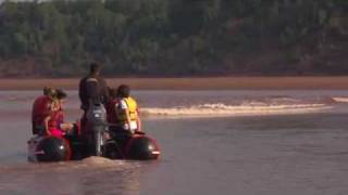 Tidal Bore Rafting Shubenacadie  Nova Scotia Canada [upl. by Ecienaj]