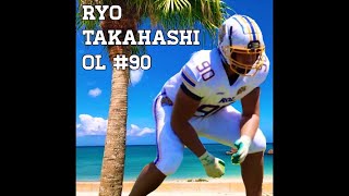 【沖縄 アメフト】選手紹介高橋涼【okinawa football】player introduction ryo takahashi（曲 LIBERTY FORCE） [upl. by Eeliak]