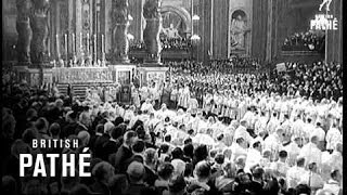 Pope John Crowned 1958 [upl. by Jannery]