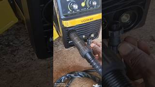 how to setup gas less mig welding machinetesting 3in1 welding machine from ibell trending shorts [upl. by Ecnar]