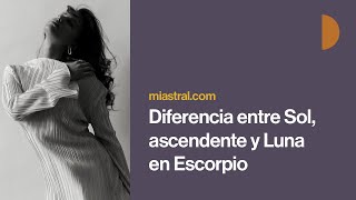 Diferencia entre Sol ascendente y Luna en Escorpio ♏ [upl. by Orianna]