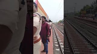 উদ্বোধনের আগে ভিড় ytshorts railway sorts train nashipur [upl. by Eserrehs]