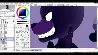 SpeedPaint Shadow Freddy Five Nights at Freddys [upl. by Brazee617]