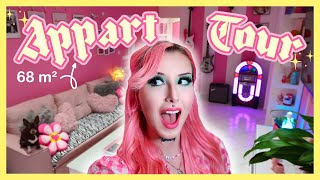 Je vous montre mon appartement  ✨✧˖ PINK APPART TOUR 2022 ˖✧✨ [upl. by Adnim]