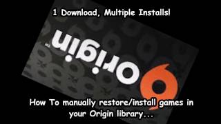 HowTo Backup and Restore your Games in Origin Updated for 2017 [upl. by Yesnek]