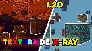 SAIU A MELHOR TEXTURA DE XRAY para MINECRAFT PE 120 [upl. by Annoeik]