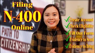 N400 Application For Naturalization  How To File Online [upl. by Ainet]