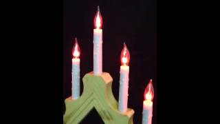 FLICKERING LIGHT WOODEN CANDLE BRIDGE CHRISTMAS CANDLE BRIDGE CHRISTMAS LIGHT [upl. by Allanson]