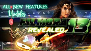 Wondershare Filmora 13 All New Features and Updates Complete Tutorial [upl. by Odlavu264]