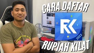 CARA DAFTAR RUPIAH KILAT  CARA PINJAM UANG DI RUPIAH KILAT [upl. by Hgielrebma523]