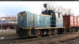 Тепловоз ТГМ23В3208 в Лиепая  TGM23V3208 shunter in Liepaja [upl. by Alleyne]