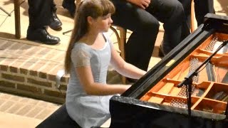 Beethoven Piano Concerto No 2 Op 19 Laetitia Hahn age 11 1 Movement [upl. by Maccarone]