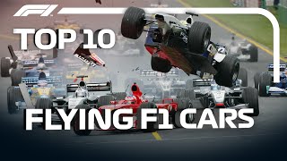 Top 10 Flying F1 Cars [upl. by Nibot228]