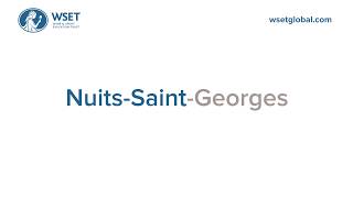 How to say it Nuits Saint Georges [upl. by Icyaj381]