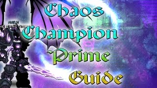 AQW Chaos Champion Prime Class Full Guide Ill be explaining in Detail about what it does [upl. by Fen]