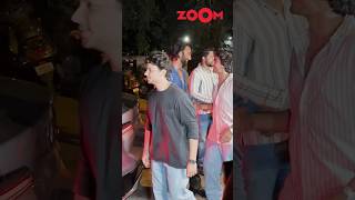 Arhaan Khan HUGS Meezan Jafri as they arrive at Tania Shroffs house party 😍 shorts [upl. by Caesar]