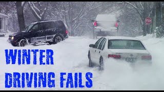 Winter Driving Fails Compilation [upl. by Grimbly]