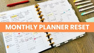 Resetting My Planner for the Month of August monthlyplannerreset [upl. by Calisa]