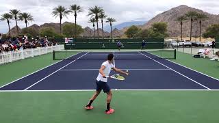 Thanasi Kokkinakis amp Nick Kyrgios  IW Practice Court Level 60fps [upl. by Gerfen]