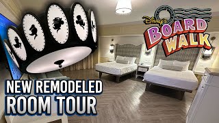 NEW Remodeled Hotel Room Tour  Disney’s BoardWalk Inn Walt Disney World Resort [upl. by Aihsercal]