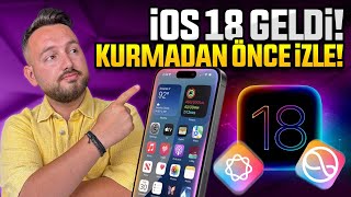 iOS 18 özellikleri  Kurmadan önce izle [upl. by Sivia]