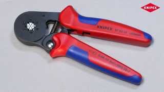 SelfAdjusting Crimping Pliers for end sleeves ferrules with lateral access 97 53 14 [upl. by Walford861]