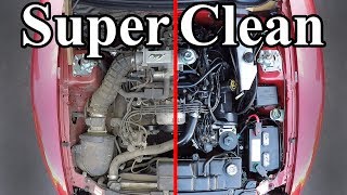 How to SUPER CLEAN your Engine Bay [upl. by Ahola490]