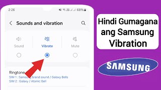 Paano Ayusin ang Vibration na Hindi Gumagana Sa Samsung Phone  Hindi Gumagana ang Vibration [upl. by Anetsirk324]