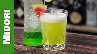 Midori Cocktails  A TIKI Midori Sour Cocktail Riff [upl. by Anev]