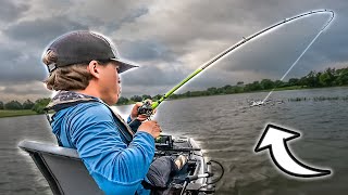 Uncut Kayak Fishing For AGGRESSIVE Bass Topwater Raw Footage [upl. by Rance]