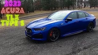 2023 Acura TLX Type S POV Test Drive amp Review [upl. by Inalak930]