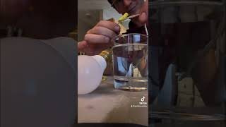 Tap Water vs purified Water Electric Water Experiment Conductivity Lighting Wiring Electrical [upl. by Leamsi]