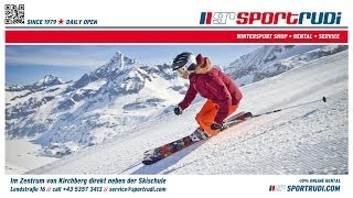 Skiverleih Kitzbühel Kirchberg Brixental Kitzbüheler Alpen Skirental Skiverhuur [upl. by Ornie]