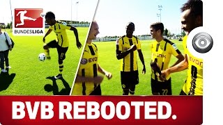 Aubameyang’s Skills and Cowboy Dembele  Borussia Dortmund Media Day [upl. by Colinson]