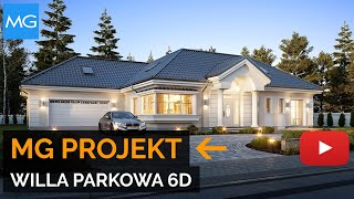 Projekt domu Willa Parkowa 6D MG Projekt  15758 m² [upl. by Irmo797]